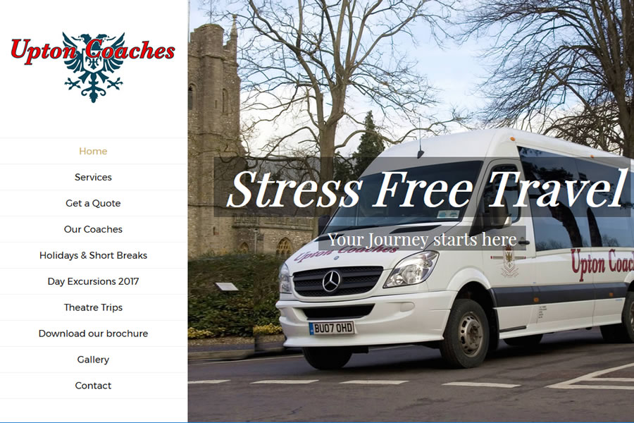 Website for coach operator in Somerset